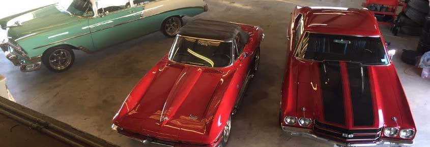Custom painted vehicle parts prepared by AutoBody by Fisher